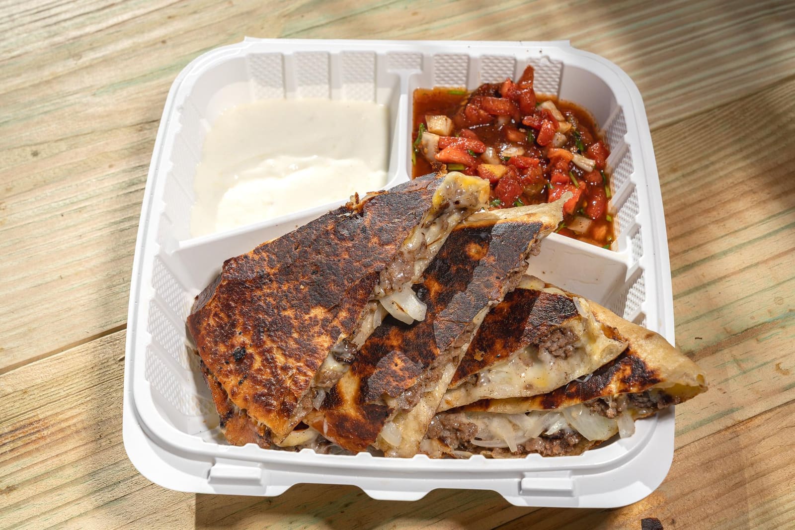 Beef shawarma QUESADILLA