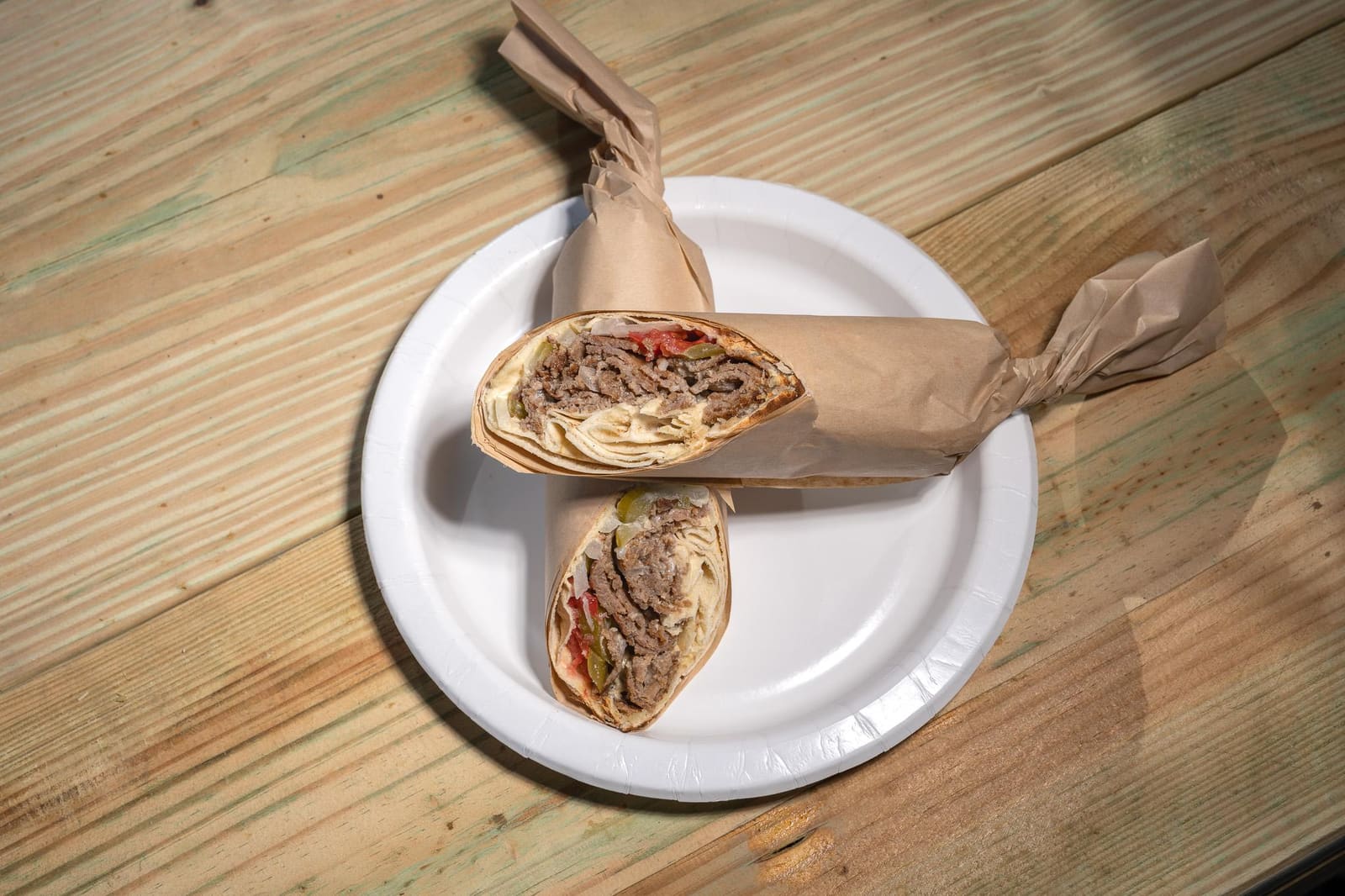 Beef shawarma. PITA