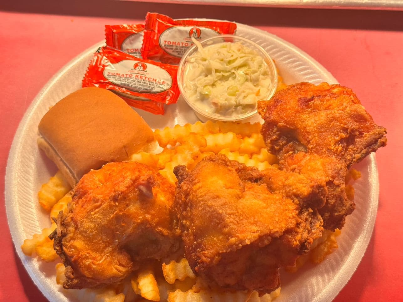 white 2 breast 1 wing / 13.99