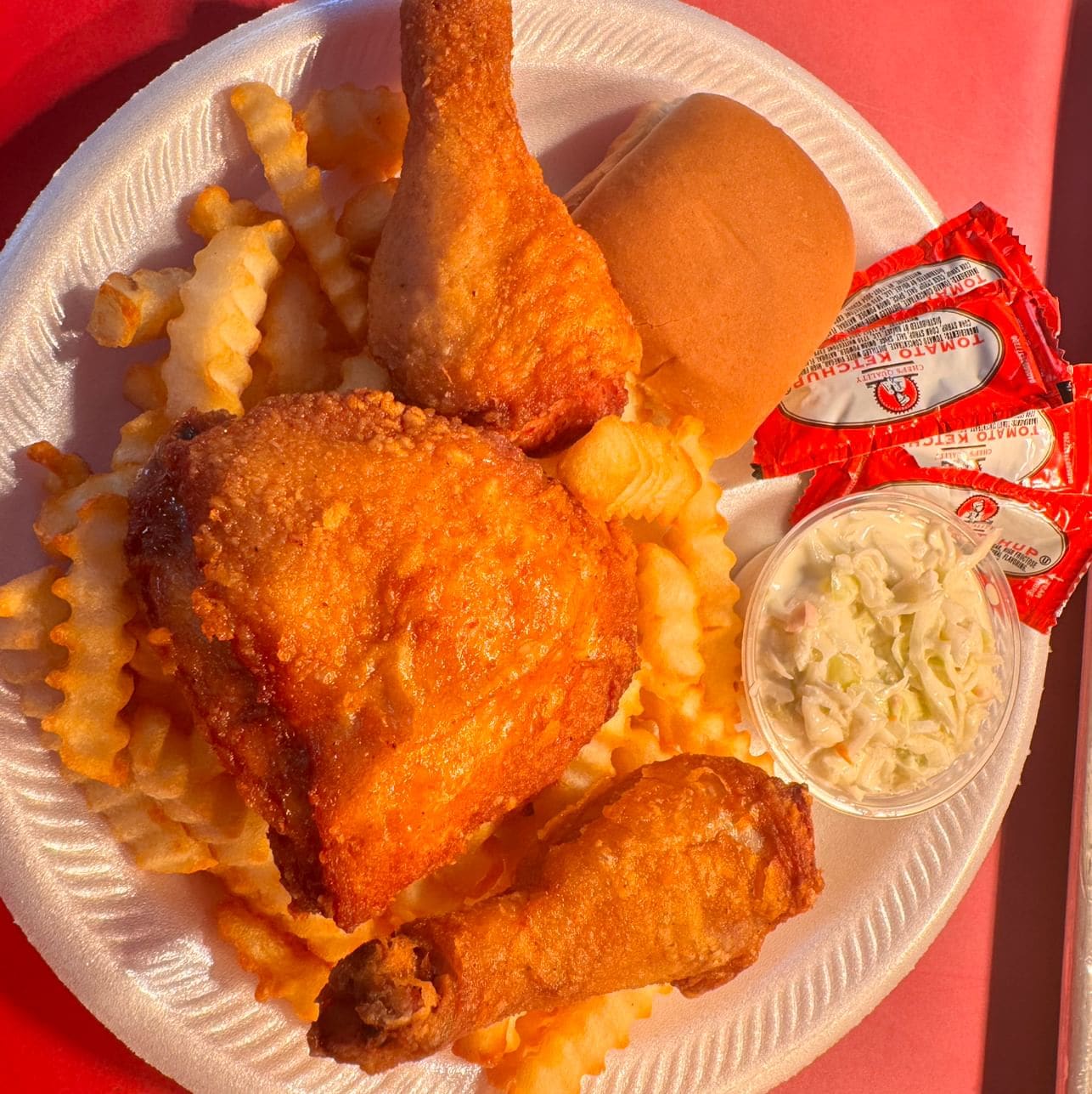 Dark Meal 1 thigh & 2 legs